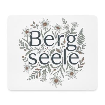Bergseele Alpenblumen Wandern Berge Natur - Mousepad (Querformat) - Weiß - Vorne