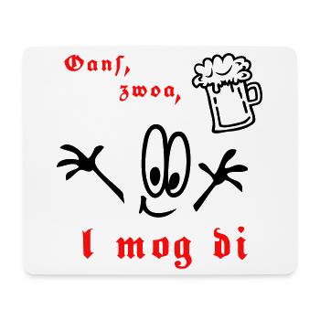 Heimatfest - Mousepad (Querformat) - Weiß - Vorne