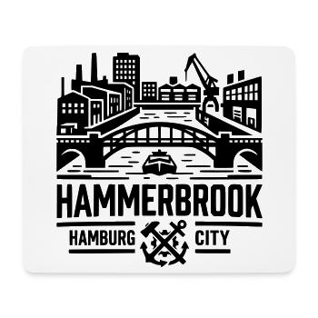 Hammerbrook Hamburg Hafen City Süd - Mousepad (Querformat) - Weiß - Vorne