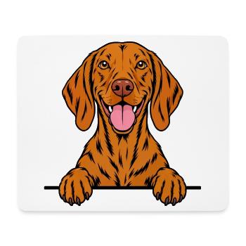 Viszla - Mousepad (Querformat) - Weiß - Vorne