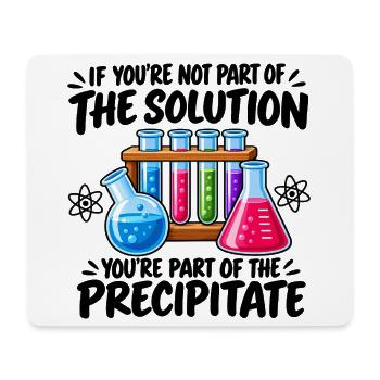 Lustige Chemie-Wissenschaftslehrerin Labor-Geek-Kunst - Mousepad (Querformat) - Weiß - Vorne