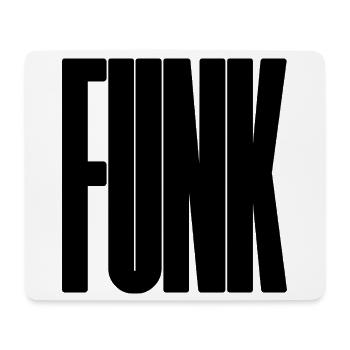 Bold Funk Music Logo - Mousepad (Querformat) - Weiß - Vorne