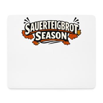 Sauerteigbrot Saison Design - Mousepad (Querformat) - Weiß - Vorne