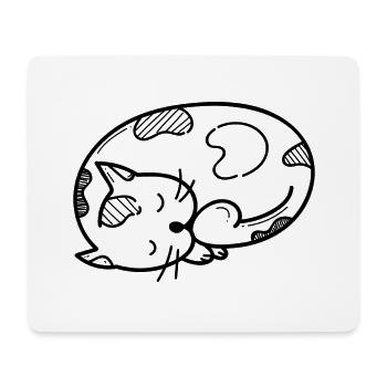 Cat Cat lady Kitten Kitty Kitty meow - Mouse Pad (horizontal) - white - Front
