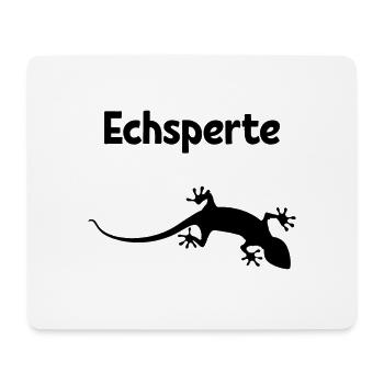Echsperte Gift Saying Reptiles Lizard - Mouse Pad (horizontal) - white - Front
