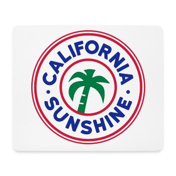 ★ Design colors changeable ★ California sunshine - Mouse Pad (horizontal) - white - Front