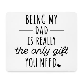Funny Father's Day Gift - Mouse Pad (horizontal) - white - Front