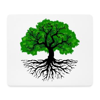 Naturschutz Erde Mutter Natur Umwelt Baum - Mousepad (Querformat) - Weiß - Vorne