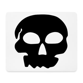 Schädelinskj - Mousepad (Querformat) - Weiß - Vorne