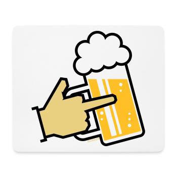 XFinger Symbol L3 - Mouse Pad (horizontal) - white - Front