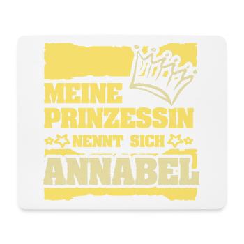 Geschenk für Annabel - Mousepad (Querformat) - Weiß - Vorne