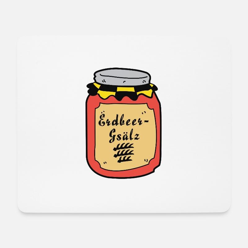 lustige schwäbische Sprüche Schwaben Ländle Spruch - Mousepad (Querformat) - Weiß