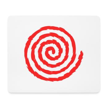 Spirale Symbol Wachstum und Erweiterung - Mousepad (Querformat) - Weiß - Vorne