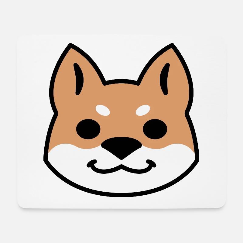 Hellroter maskierter Siberian Husky - Mousepad (Querformat) - Weiß