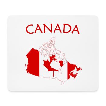 canada de la collection "pays" - Tapis de souris (format paysage) - blanc - Devant