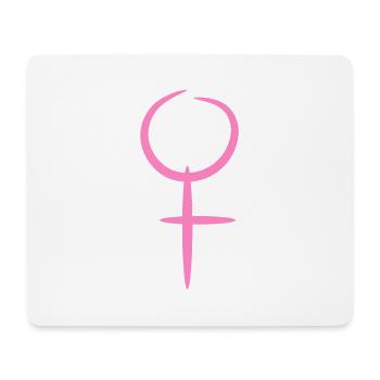 Vénus symbole femme fille Vénus symbole cadeau - Tapis de souris (format paysage) - blanc - Devant