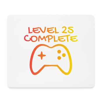 Geburtstagsshirt 25 Geburtstag Geschenk - Mousepad (Querformat) - Weiß - Vorne