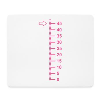 45 years old 45 birthday gift - Mouse Pad (horizontal) - white - Front
