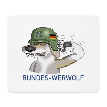 Bundes Werwolf - Mousepad (Querformat) - Weiß - Vorne