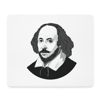 William Shakespeare - Mouse Pad (horizontal) - white - Front