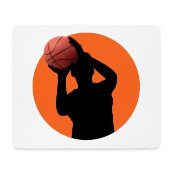 Basketballspieler - Mousepad (Querformat) - Weiß - Vorne