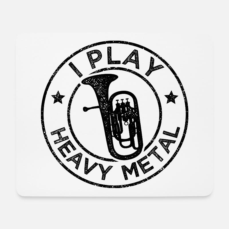 Euphonium Blasmusik Euphonist Orchester Musiker - Mousepad (Querformat) - Weiß