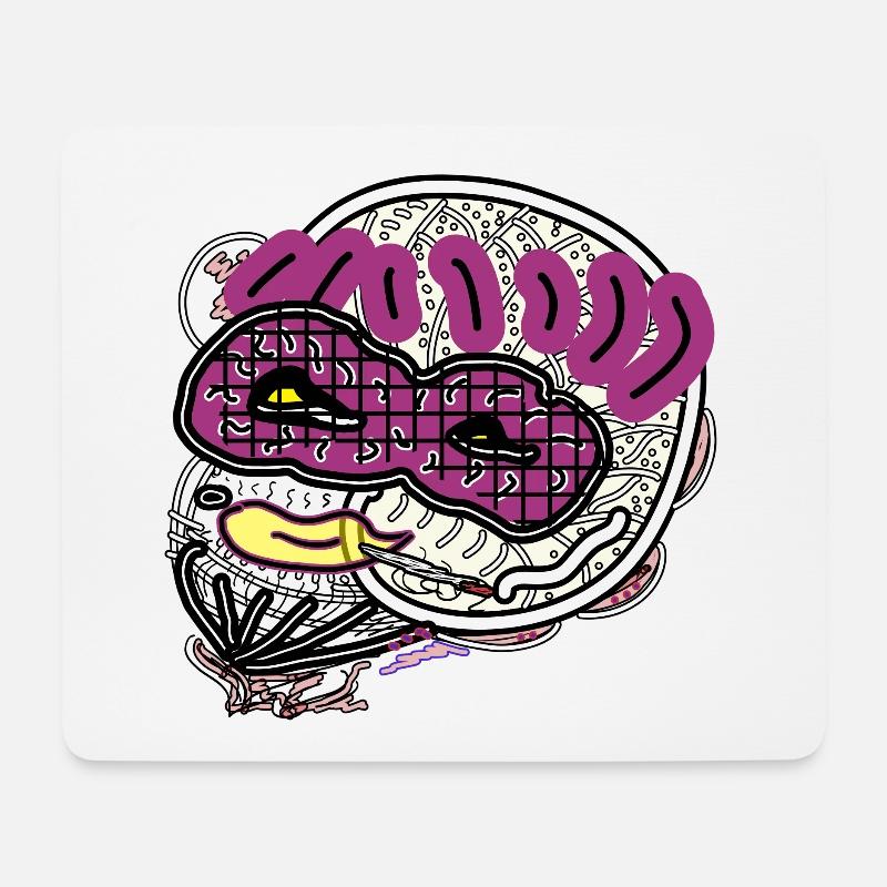 Comic-Mann - Mousepad (Querformat) - Weiß