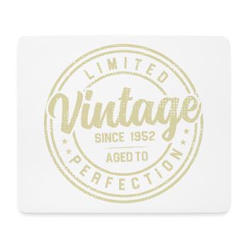 Jahrgang 1952 Geburtstagsgeschenk 1952 - Mousepad (Querformat) - Weiß - Vorne