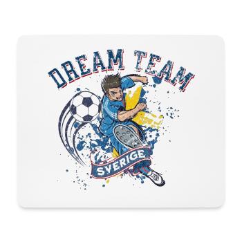 dream team sverige - Tapis de souris (format paysage) - blanc - Devant