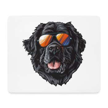 Terre-Neuve, Terre-Neuve chien, chien - Tapis de souris (format paysage) - blanc - Devant
