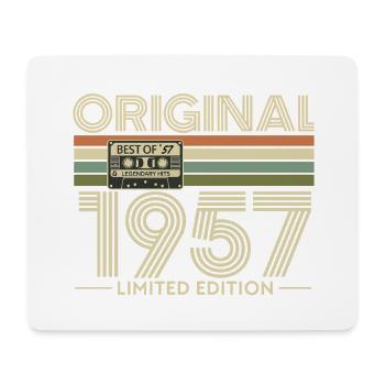 Original 1957 Édition Limitée Rétro - Tapis de souris (format paysage) - blanc - Devant