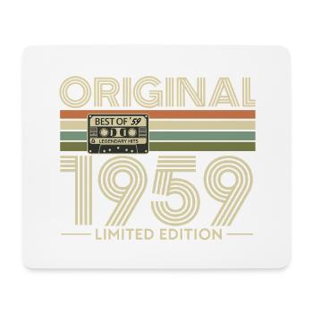 1959 limitierte Kassette - Mousepad (Querformat) - Weiß - Vorne