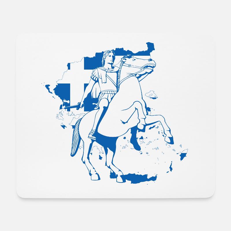 Alexander der Grosse - Mousepad (Querformat) - Weiß