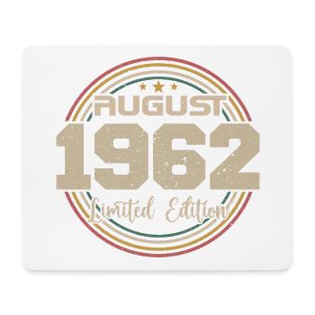 Vintage Born August 1962 Birthday Gift 1962 - Mouse Pad (horizontal) - white - Front