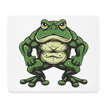 Frog Muscles Bodybuilding - Mouse Pad (horizontal) - white - Front
