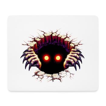 Hole Monster - Mouse Pad (horizontal) - white - Front