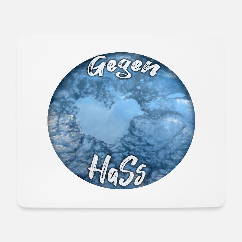 Against Hate 2.0 - Mouse Pad (horizontal) - white