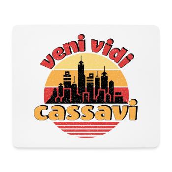 Veni vidi cassavi - Tapis de souris (format paysage) - blanc - Devant