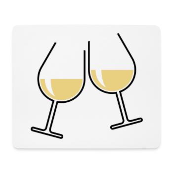 XZtwo Cadeaux populaires (bicolore) - Tapis de souris (format paysage) - blanc - Devant