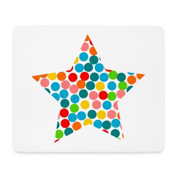 STAR. CHRISTMAS. MERRY CHRISTMAS. MERRY CHRISTMAS - Mouse Pad (horizontal) - white - Front