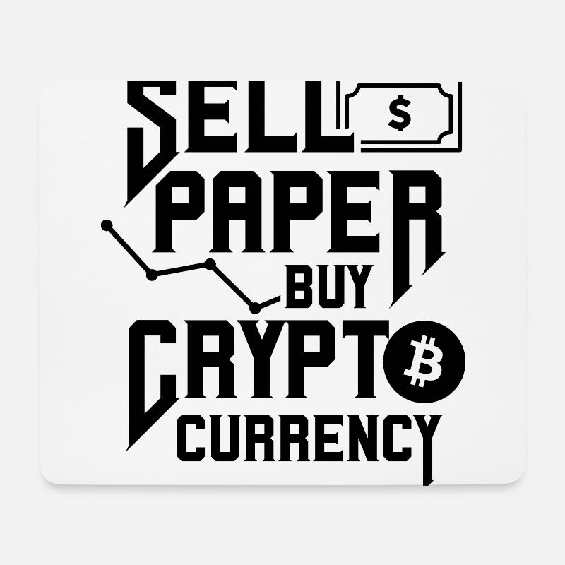 Cryptocurrency Crypto Trader Cryptocurrency Crypto Crypto - Mouse Pad (horizontal) - white