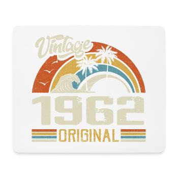 Vintage 1962 Vintage Rétro Cadeau Anniversaire - Tapis de souris (format paysage) - blanc - Devant