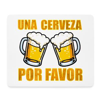 Bier trinken, Mallorca - Mousepad (Querformat) - Weiß - Vorne