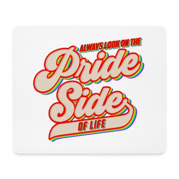 Toujours regarder du côté de la fierté - LGBT - Tapis de souris (format paysage) - blanc - Devant