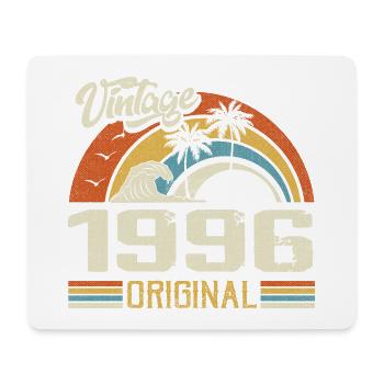 Vintage 1996 Vintage Rétro Cadeau Anniversaire - Tapis de souris (format paysage) - blanc - Devant