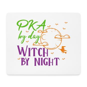 PKA Halloween | Sorcière de nuit - Tapis de souris (format paysage) - blanc - Devant
