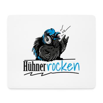 Hühner Rocken - Mousepad (Querformat) - Weiß - Vorne