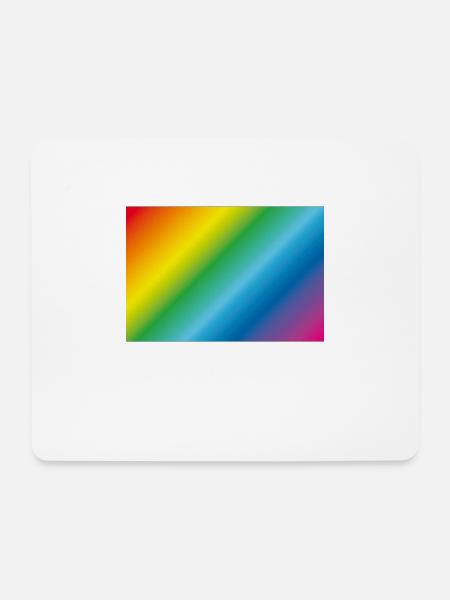 Rainbow Flow - Mouse Pad (horizontal) - white