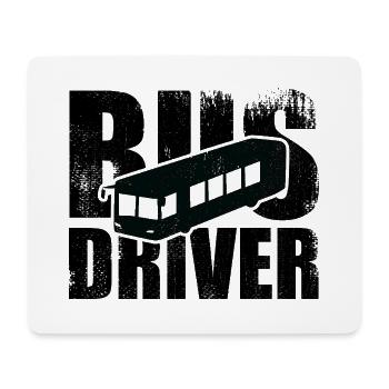 Chauffeur de bus - Tapis de souris (format paysage) - blanc - Devant