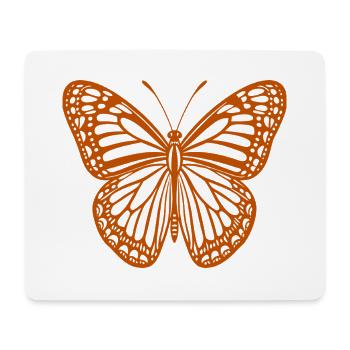 Schmetterling - Mousepad (Querformat) - Weiß - Vorne